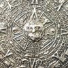 Broche pin 24g de Plata de ley 925 del calendario Maya de México 45mm