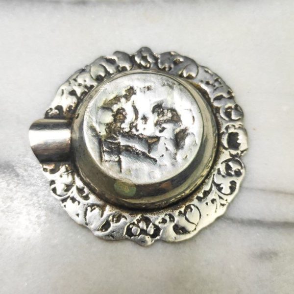 Cenicero de 22g Plata Holandesa de Schoonhoven, Hendrik Hoojikaas, pureza 835 milesimas , c.1861