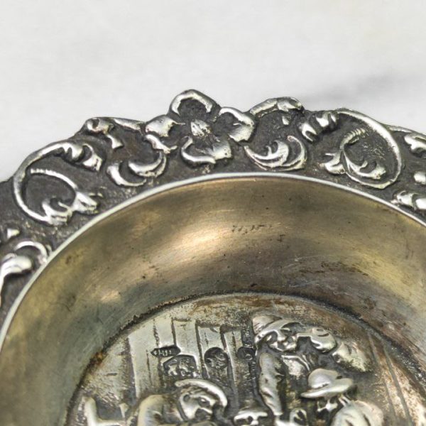 Cenicero de 22g Plata Holandesa de Schoonhoven, Hendrik Hoojikaas, pureza 835 milesimas , c.1861