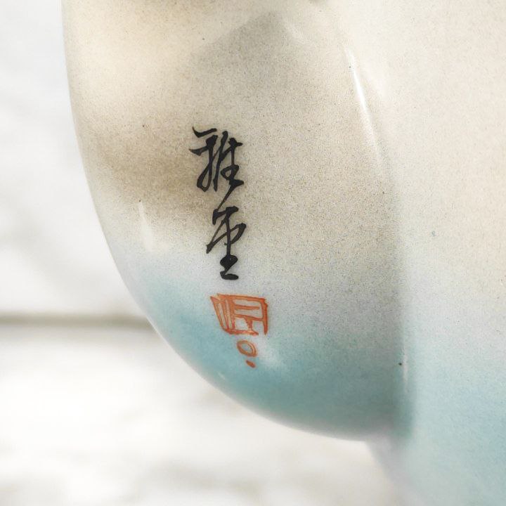 Tetera Japonesa de Porcelana Kutani Eggshell periodo Meiji (1868-1911)