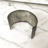 Brazalete de India de latón bañado en plata de los años 1960