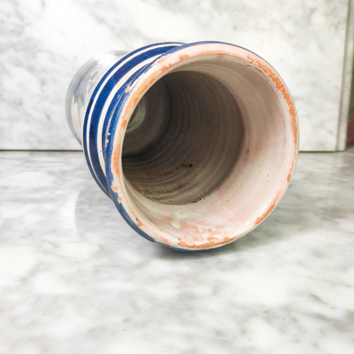 Réplica de Albarelo de Cerámica Catalana de Farmacia siglo XVIII de Faixes