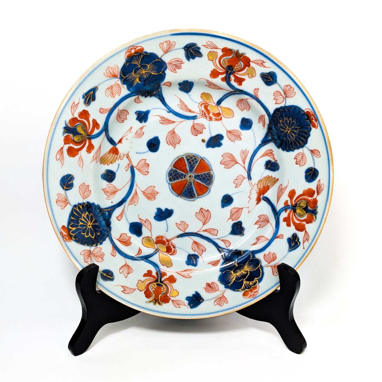 Plato Chino Dinastía Qing Periodo Kangxi estilo Imari (1662-1722)