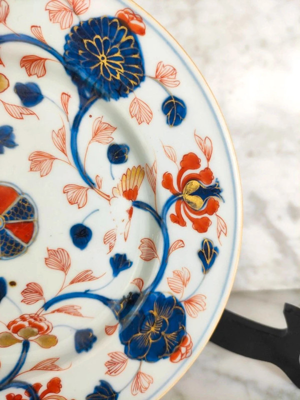 Plato Chino Dinastía Qing Periodo Kangxi estilo Imari (1662-1722)