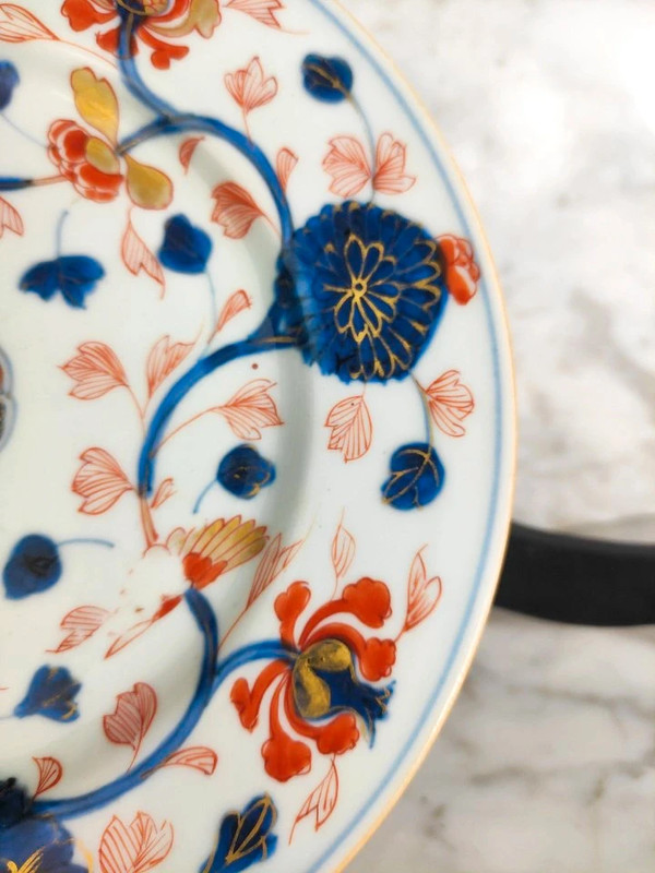 Plato Chino Dinastía Qing Periodo Kangxi estilo Imari (1662-1722)