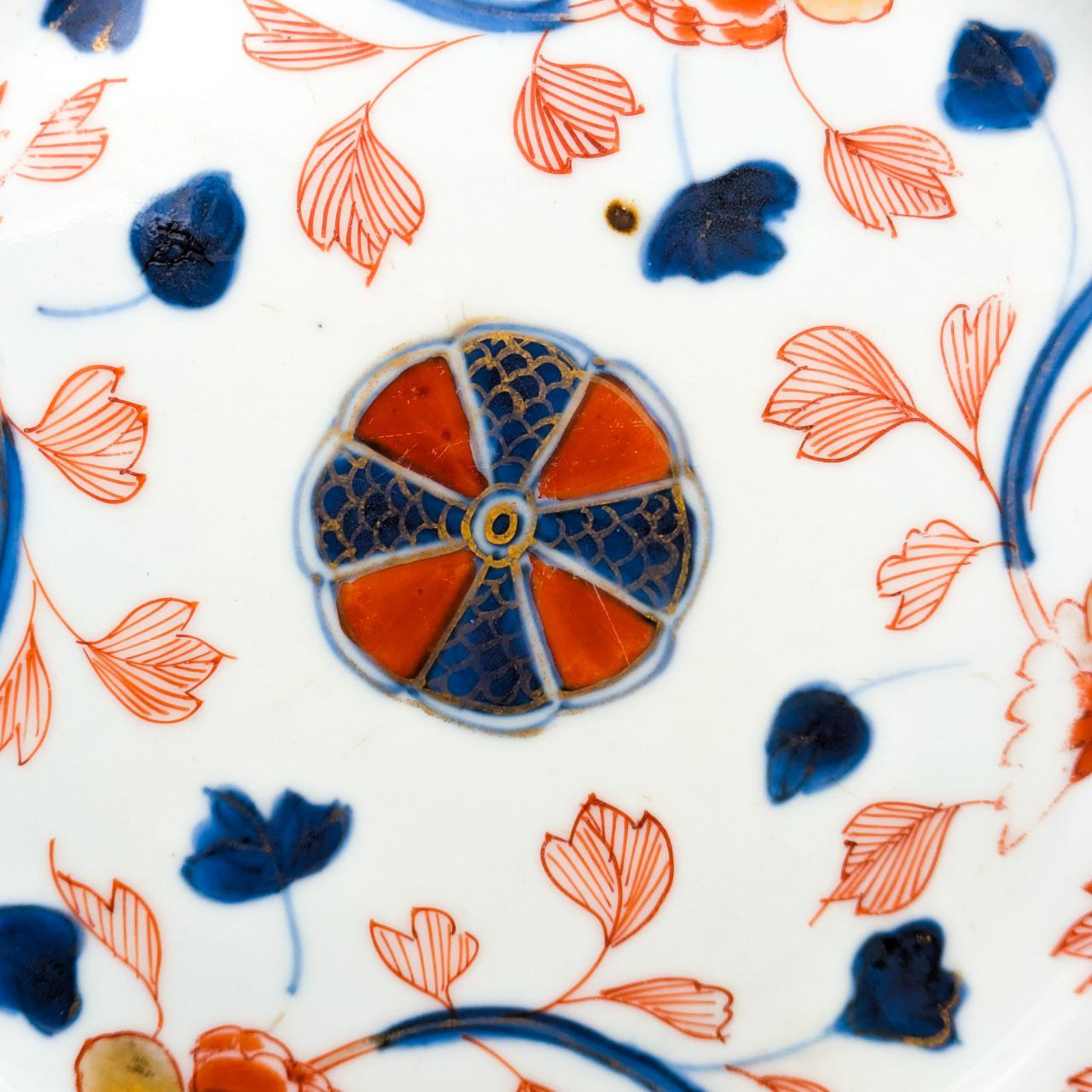 Plato Chino Dinastía Qing Periodo Kangxi estilo Imari (1662-1722)