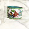 Aro para servilletas chino de esmalte cloisonne c.1970