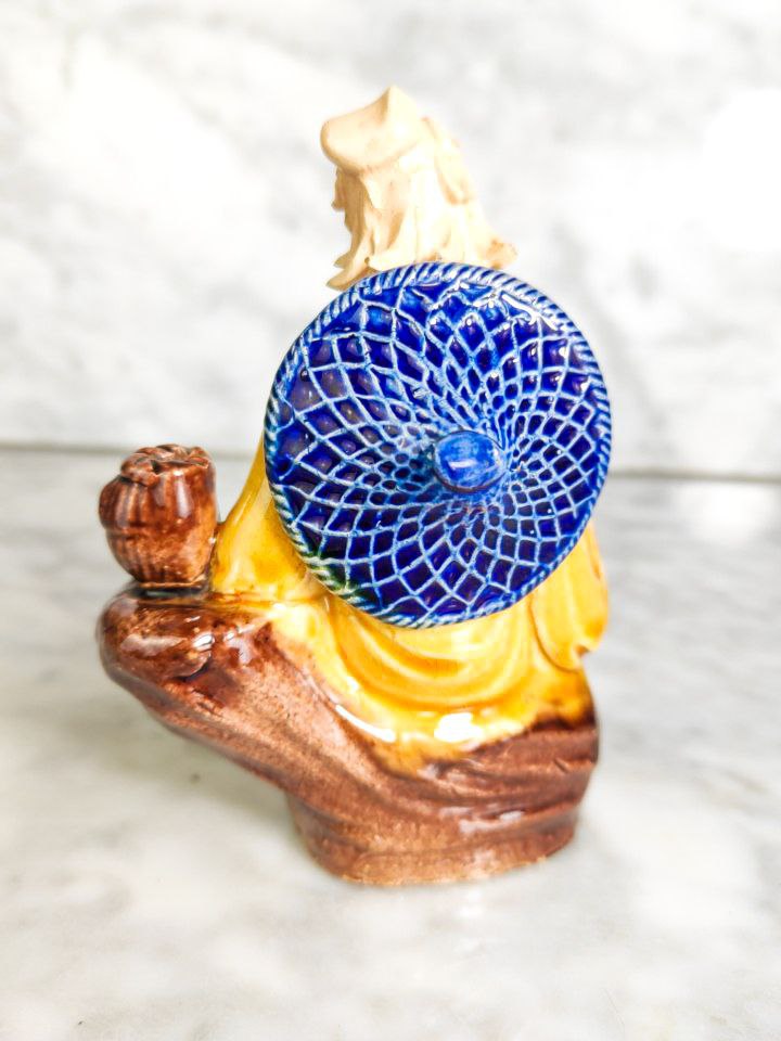 Figura de hombre de Shiwan c.1950