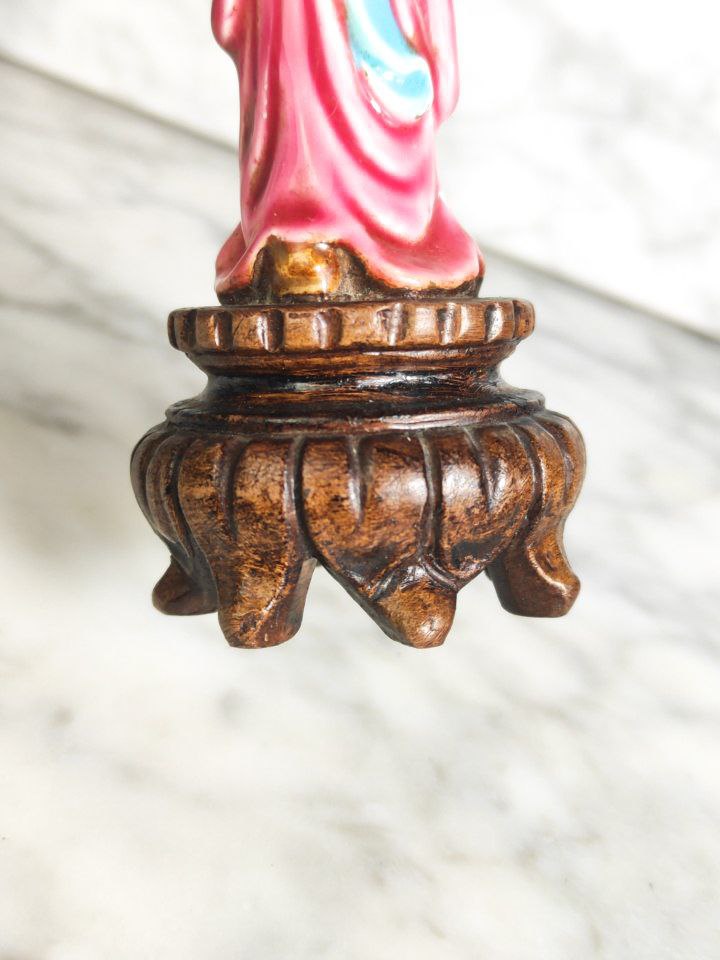 Figura China de Terracota de dama de la region de Shiwan, China c.1950