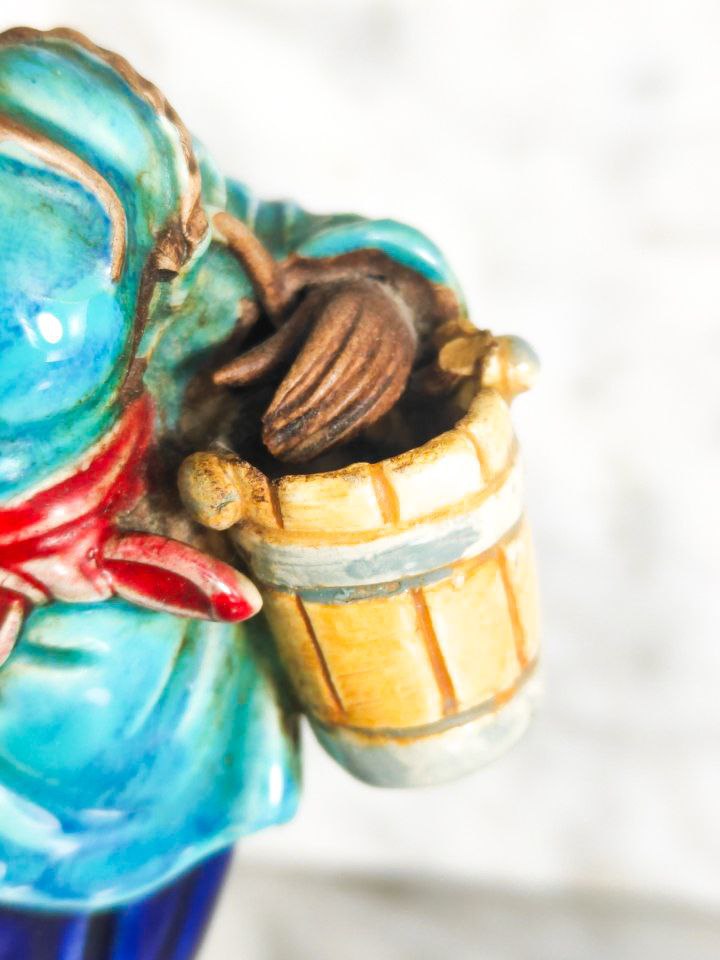 Figura de Terracota de paisana de la region de Shiwan, China c.1950