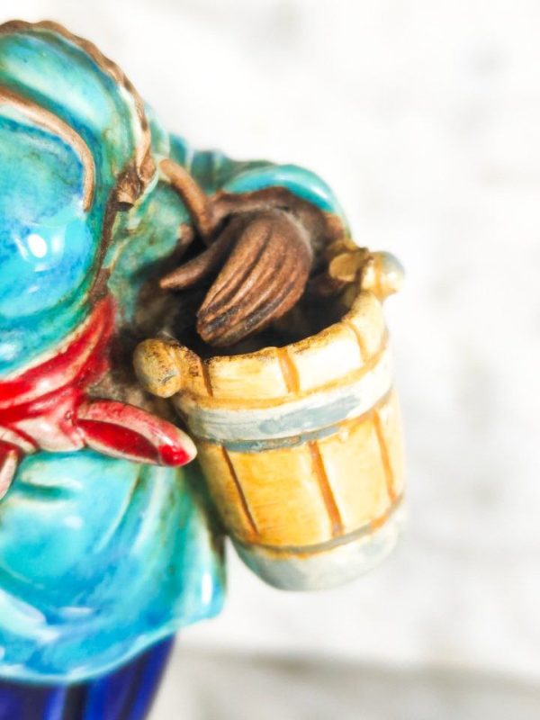 Figura de Terracota de paisana de la region de Shiwan, China c.1950