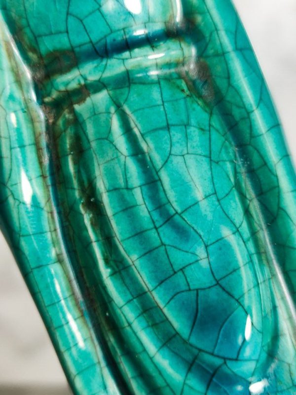 Figura de Terracota de dama de la region de Shiwan, China c.1900