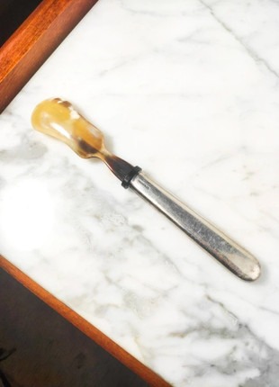 Cuchara para Caviar de Plata y cuerno, 57g