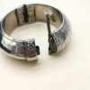 Antiguo Brazalete Étnico Tribal Indio bañado en plata mitad s.XX