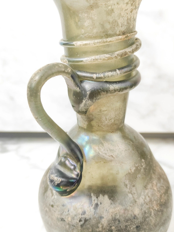 Jarrón de Vidrio de Murano Scavo años 60