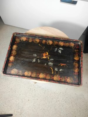 Bandeja Japonesa laca periodo Meiji (1868-1911)