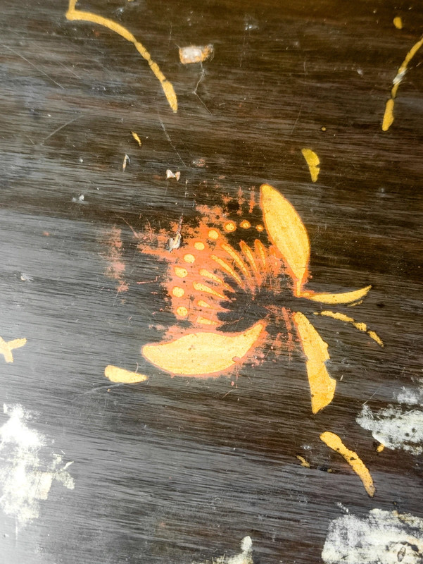 Bandeja Japonesa laca periodo Meiji (1868-1911)