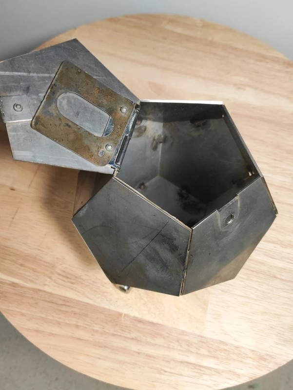 Hucha de la primera Guerra Mundial WW1 Militar hecha por un soldado. c.1918