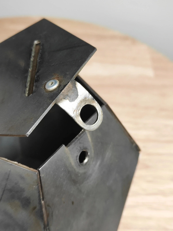 Hucha de la primera Guerra Mundial WW1 Militar hecha por un soldado. c.1918