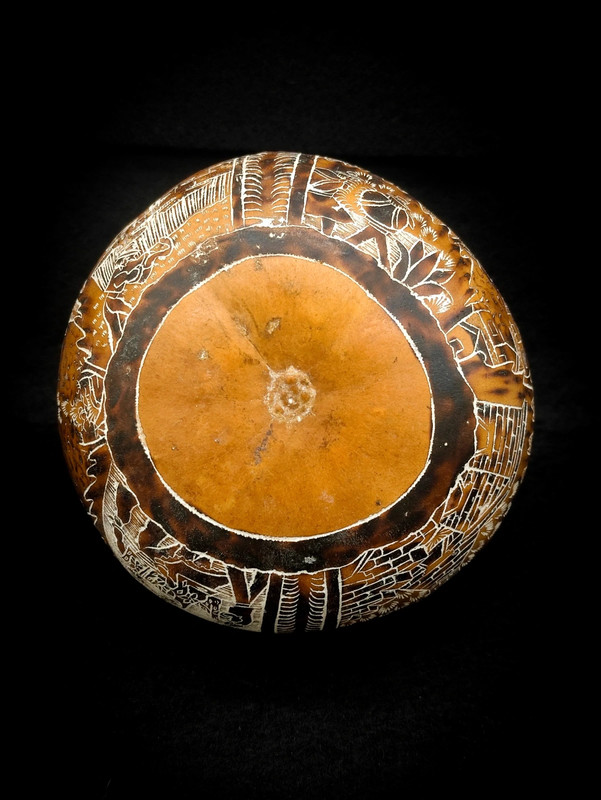 Calabaza Mate burilado, Perú c.1950