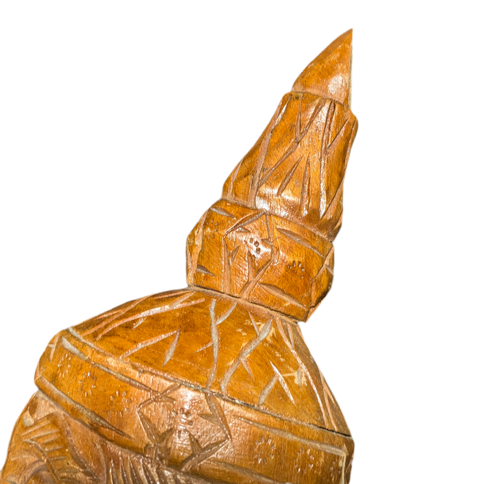 LOTE000072_06-1.png Dos máscaras de madera Hindis del dios Ramakien, Tailandia c.1950