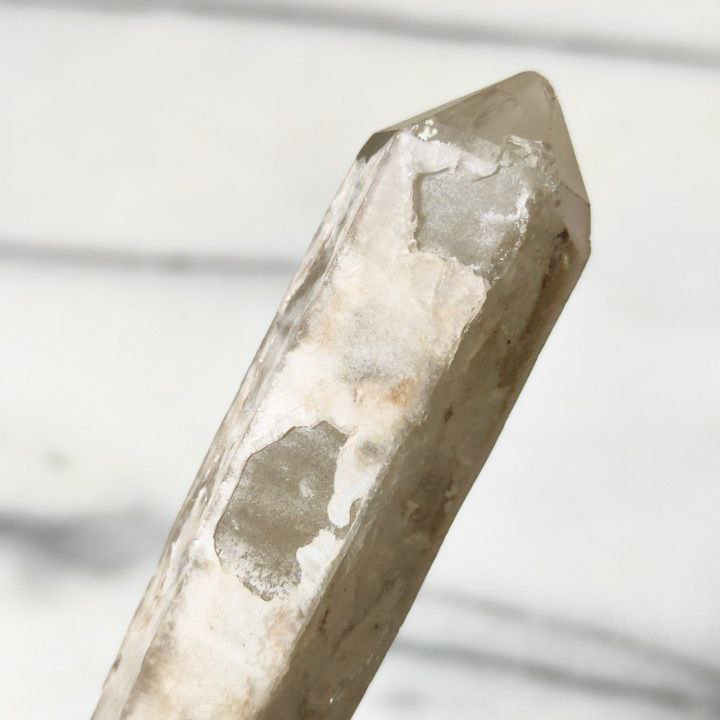 Cristal de Cuarzo Hialino Biterminado 15,5cm de Brasil