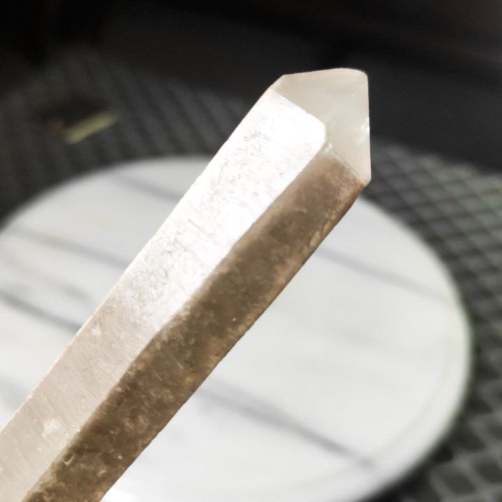 Cristal de Cuarzo Hialino Biterminado 15,5cm de Brasil