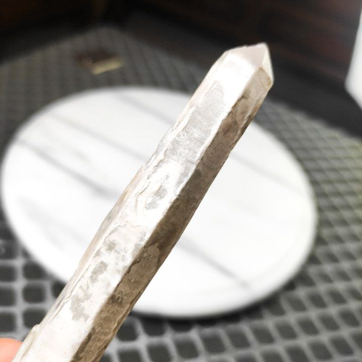 Cristal de Cuarzo Hialino Biterminado 15,5cm de Brasil