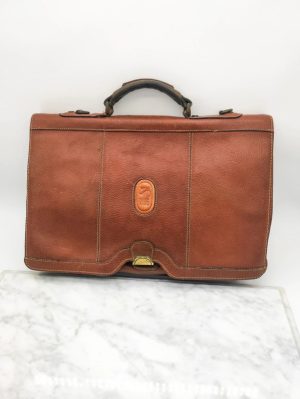 Maletin de Mano de Cuero Auténtico Matías Salva