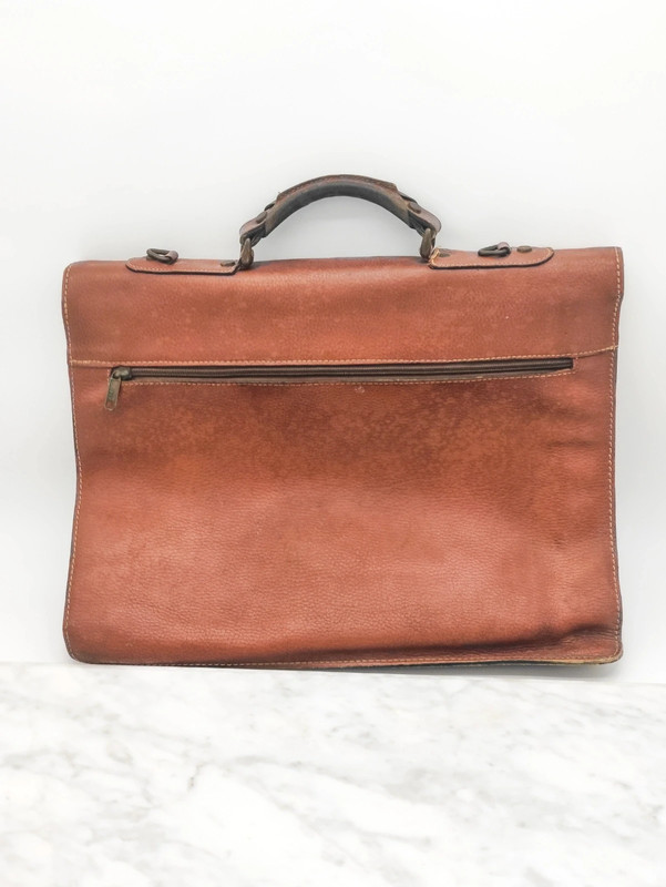 Maletin de Mano de Cuero Auténtico Matías Salva