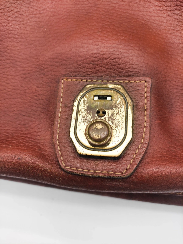 Maletin de Mano de Cuero Auténtico Matías Salva