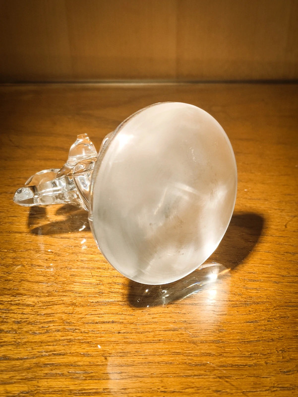 Figura de Orangután de cristal de Arques, Francia, colección "Circo" c.1970