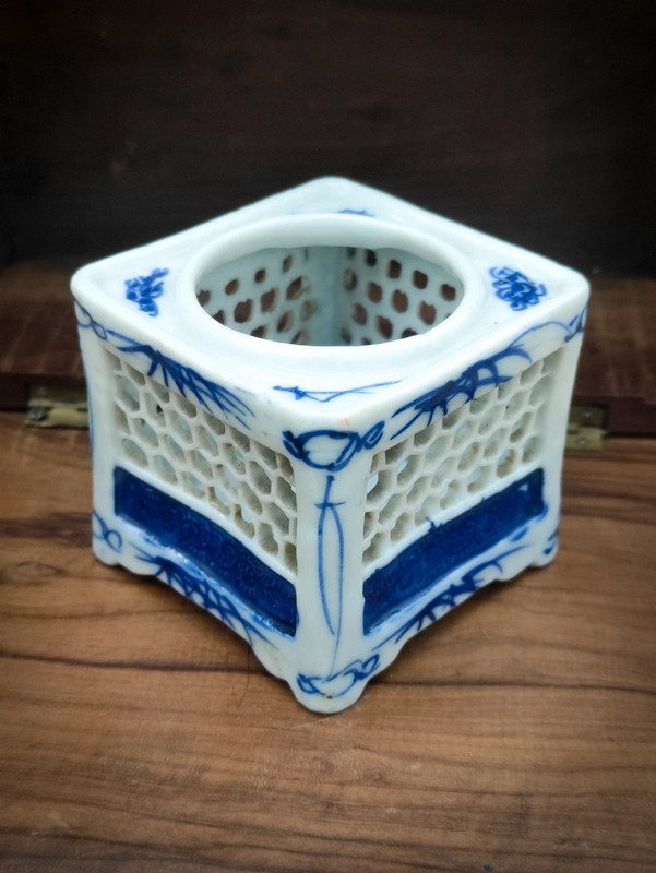 Antiguo Haidai, soporte para copa de sake de Japón, periodo Meiji (1868-1912)