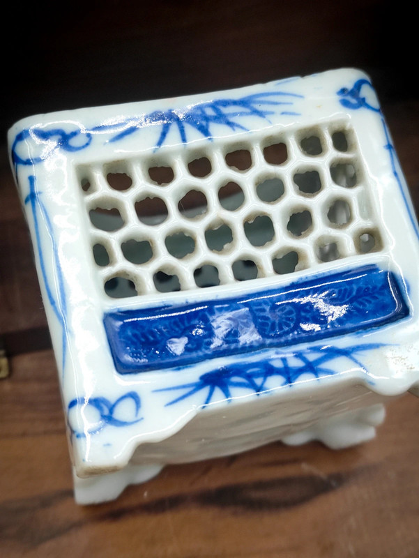 Antiguo Haidai, soporte para copa de sake de Japón, periodo Meiji (1868-1912)