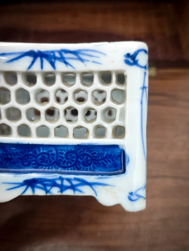 Antiguo Haidai, soporte para copa de sake de Japón, periodo Meiji (1868-1912)