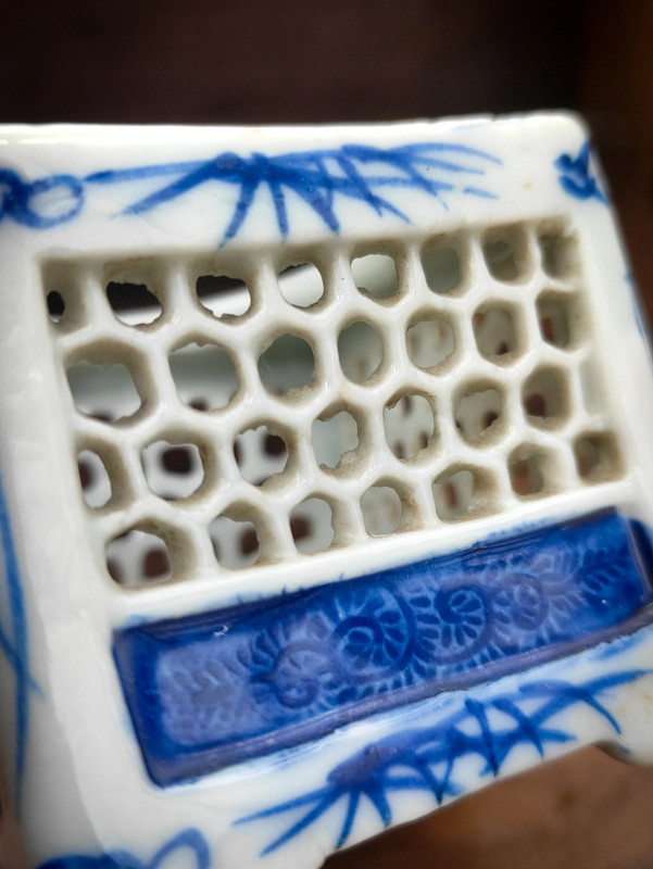 Antiguo Haidai, soporte para copa de sake de Japón, periodo Meiji (1868-1912)