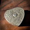 Antiguo Joyero en forma de corazón