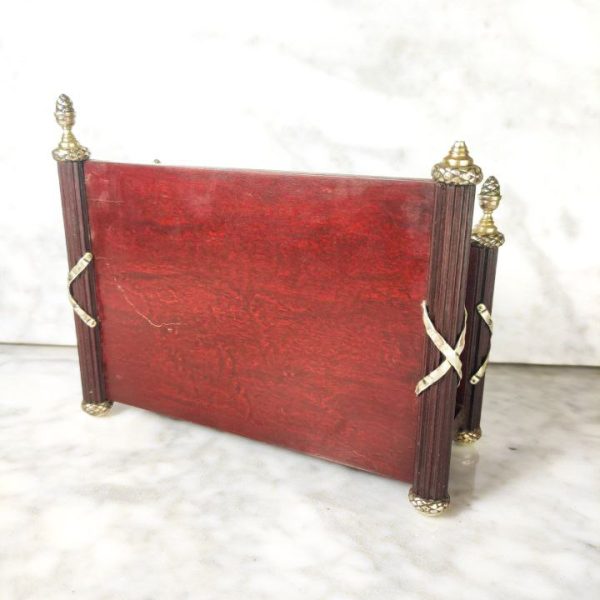 Antiguo Porta cartas con adornos de Plata 925