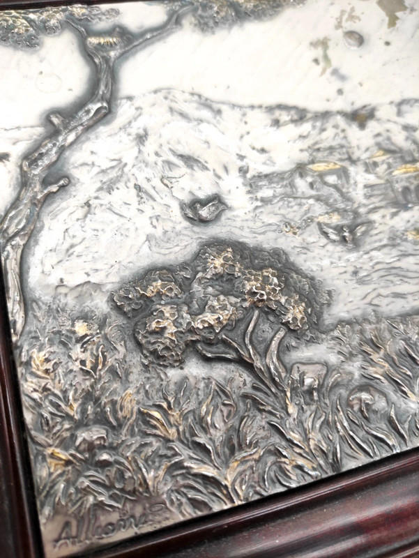 LOTE000092_04.jpg Antigua Caja italiana musical de Alliani con relieve de Plata 925 bilaminada