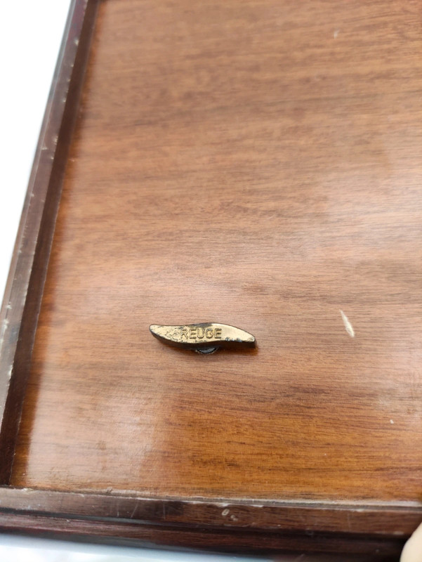 Antigua Caja italiana musical de Alliani con relieve de Plata 925 bilaminada