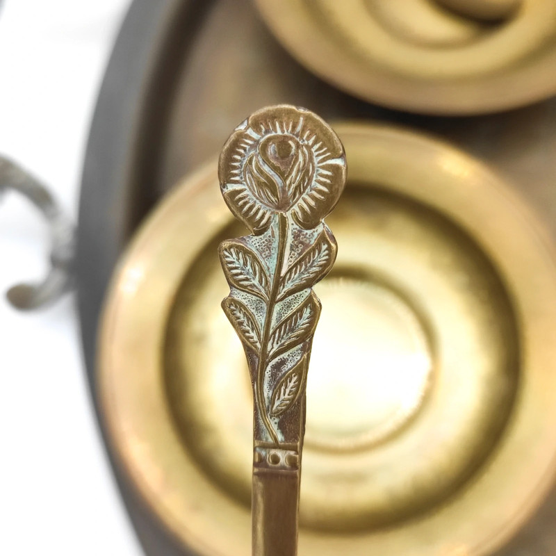 Set de té de latón y Cobre. Marruecos c.1950