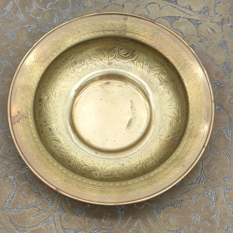 Set de té de latón y Cobre. Marruecos c.1950