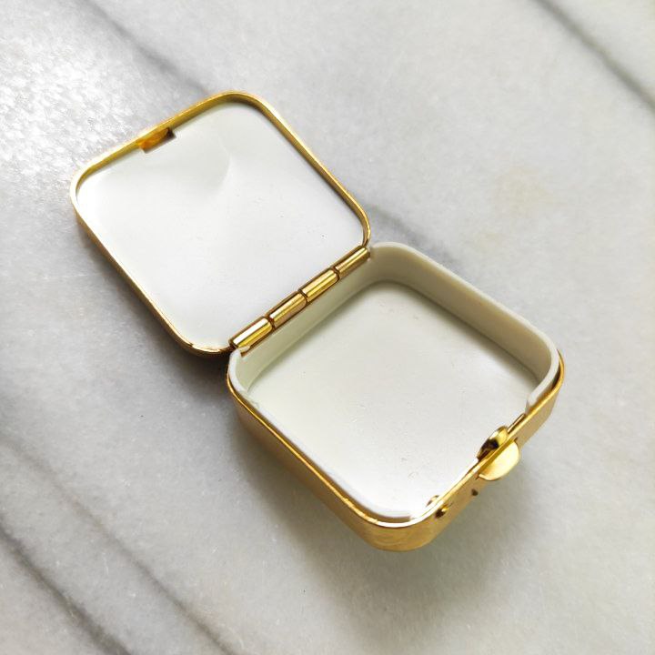 Cajita Pastillero de Damasquinado de Toledo, España