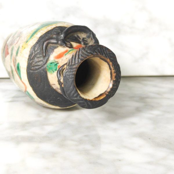 Pequeño Jarrón Chino Nanking c.1900