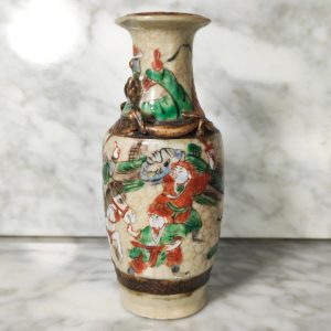 Pequeño Jarrón Chino Nanking c.1900