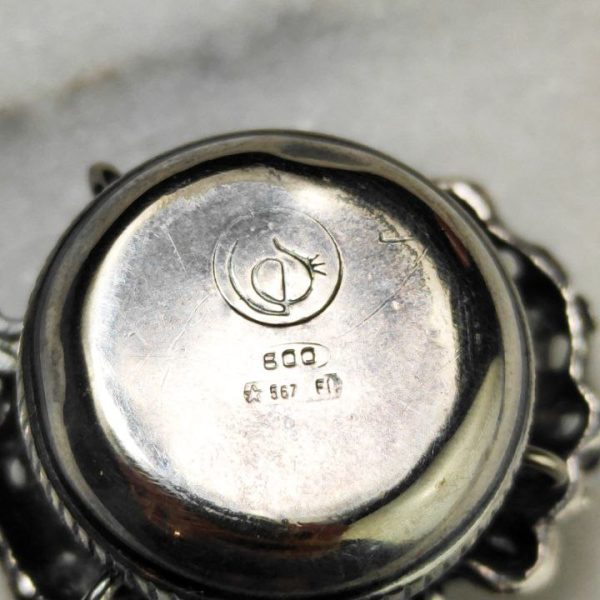 Salero pimentero de Plata 38g Firenze, Italia c.1970