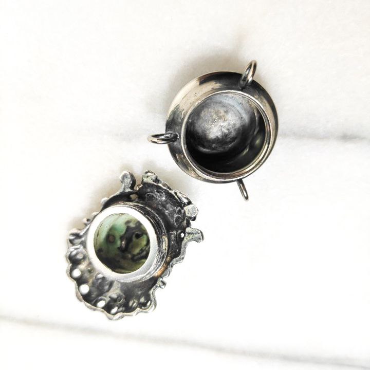 Salero pimentero de Plata 38g Firenze, Italia c.1970