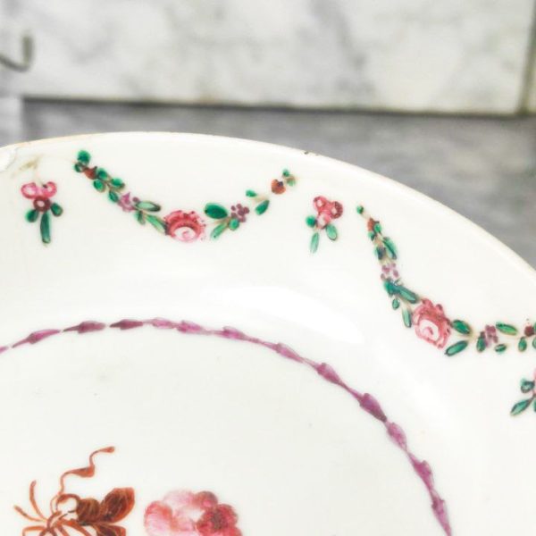 Plato Chino Para Té Jiaqing, Qing (1796-1820)