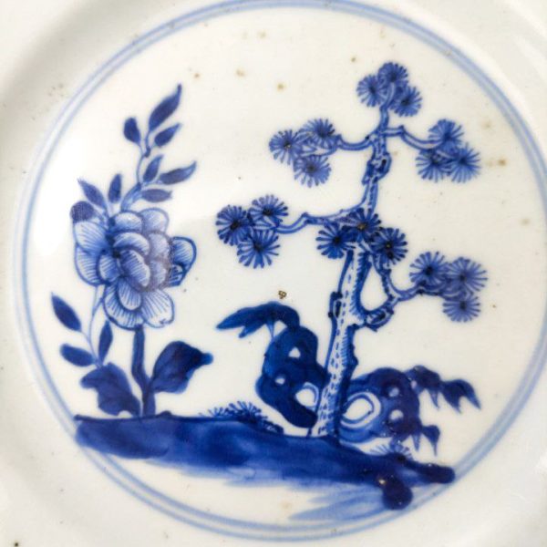 Plato Chino Pequeño Compania de Indias Qianlong Qing (1736-1795)