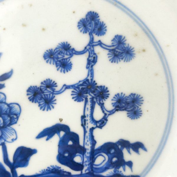 Plato Chino Pequeño Compania de Indias Qianlong Qing (1736-1795)